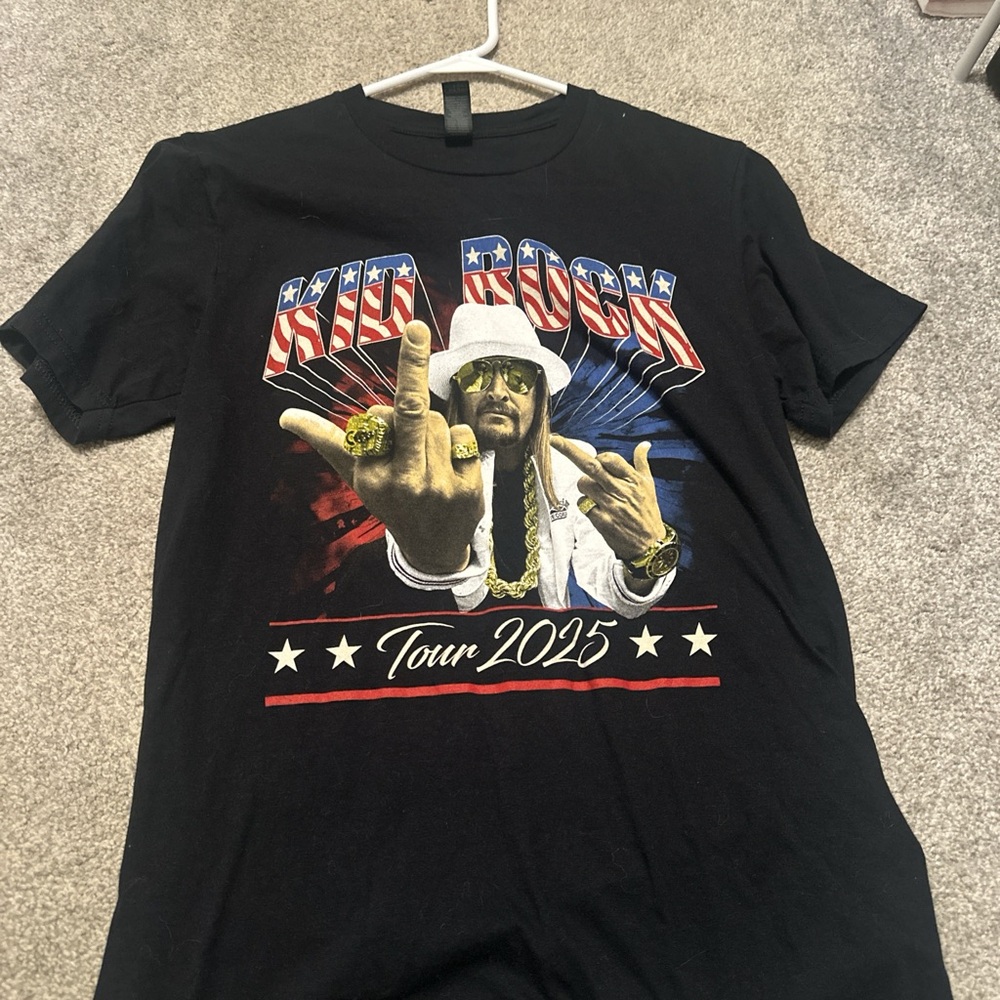 Black Graphic Tour T-Shirt